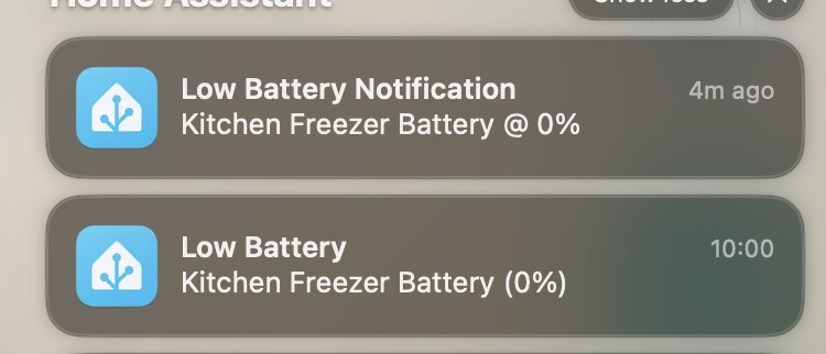 Phone showing low battery alert