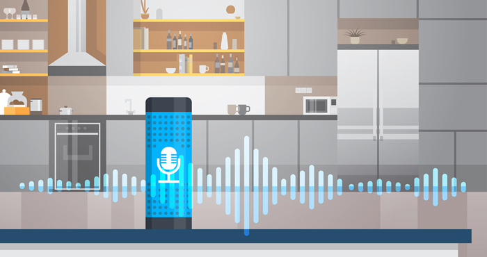 Smart home scene controls activated by voice