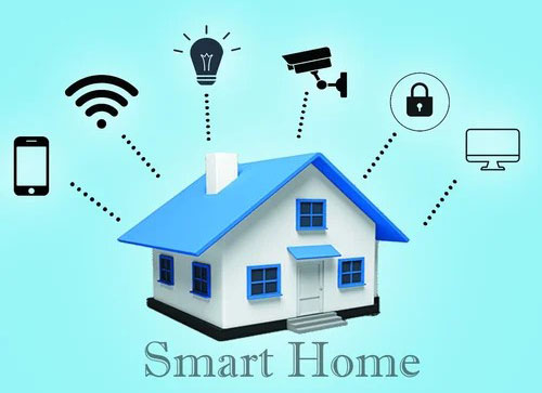 Diagram showing wired backbone and wireless endpoints