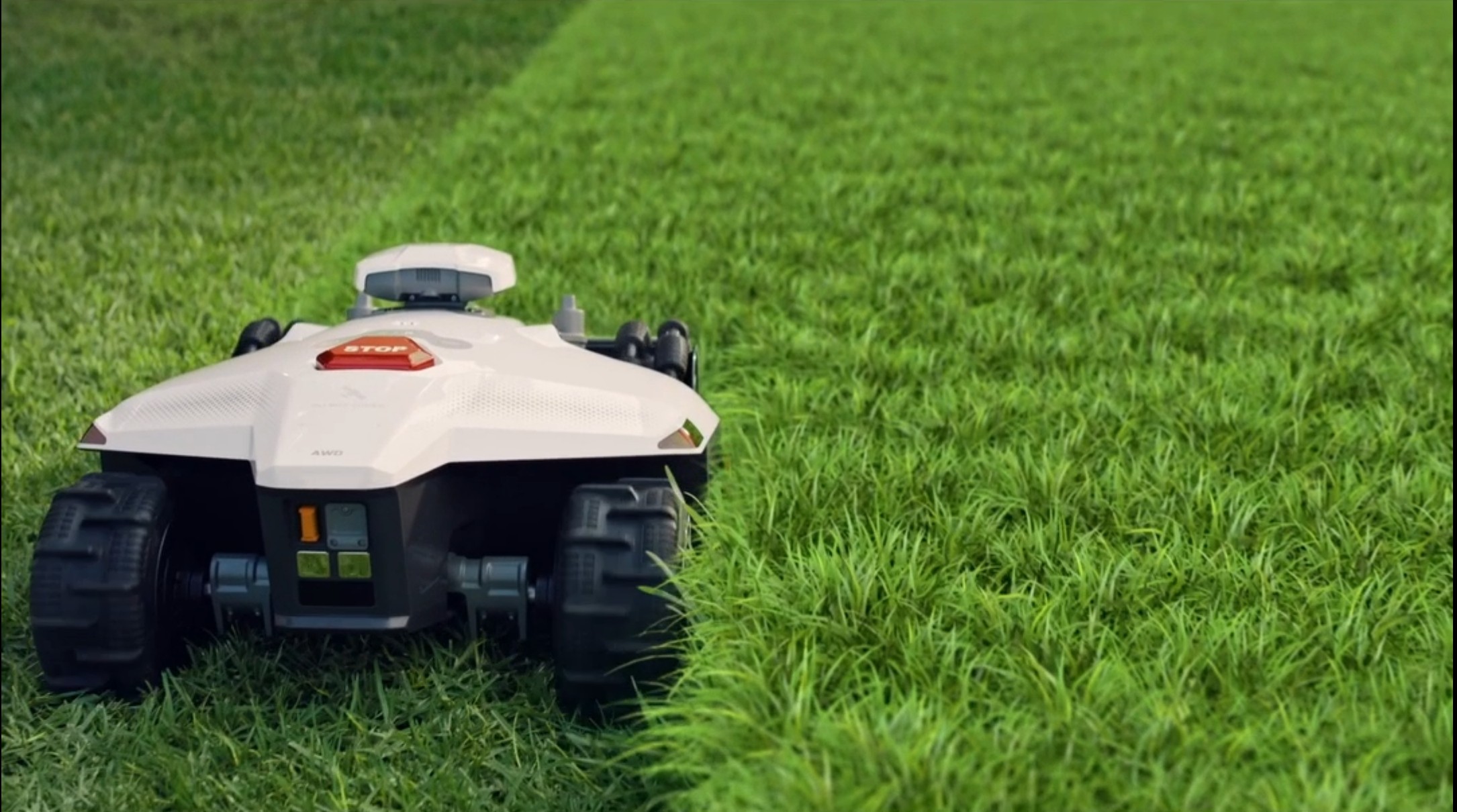 Voice-controlled smart home and robotic lawnmower