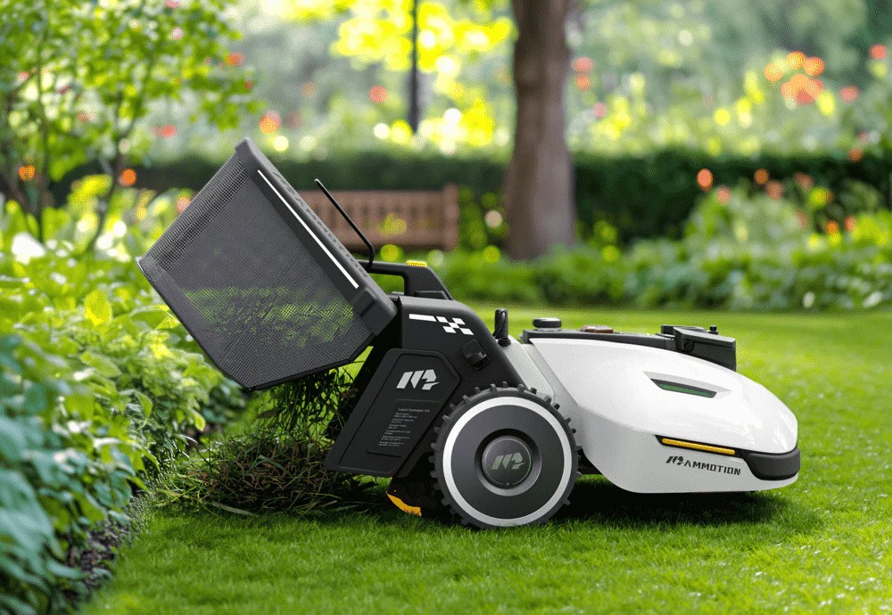 Robotic lawn mower maintaining a yard