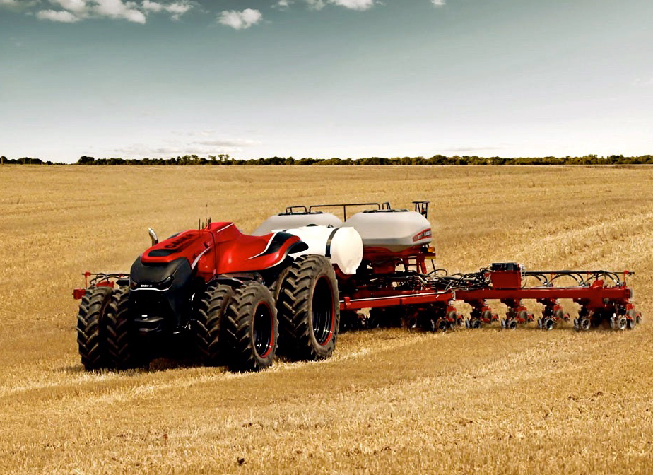 Autonomous farm equipment operating in a field