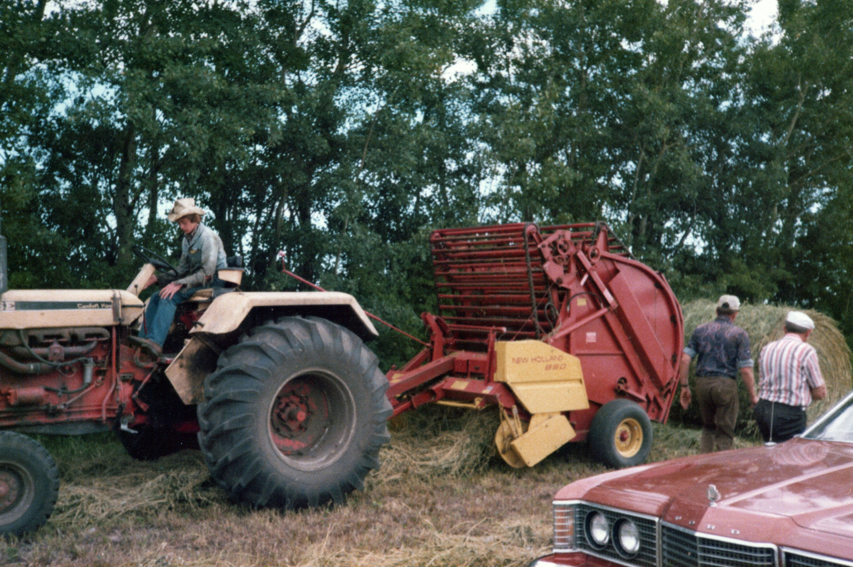 Farm workshop with welding and machining tools
