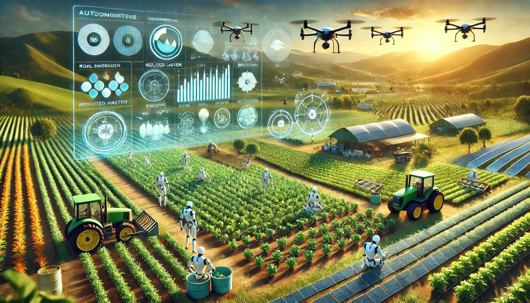 Home, office, and industrial settings connected by a central hub