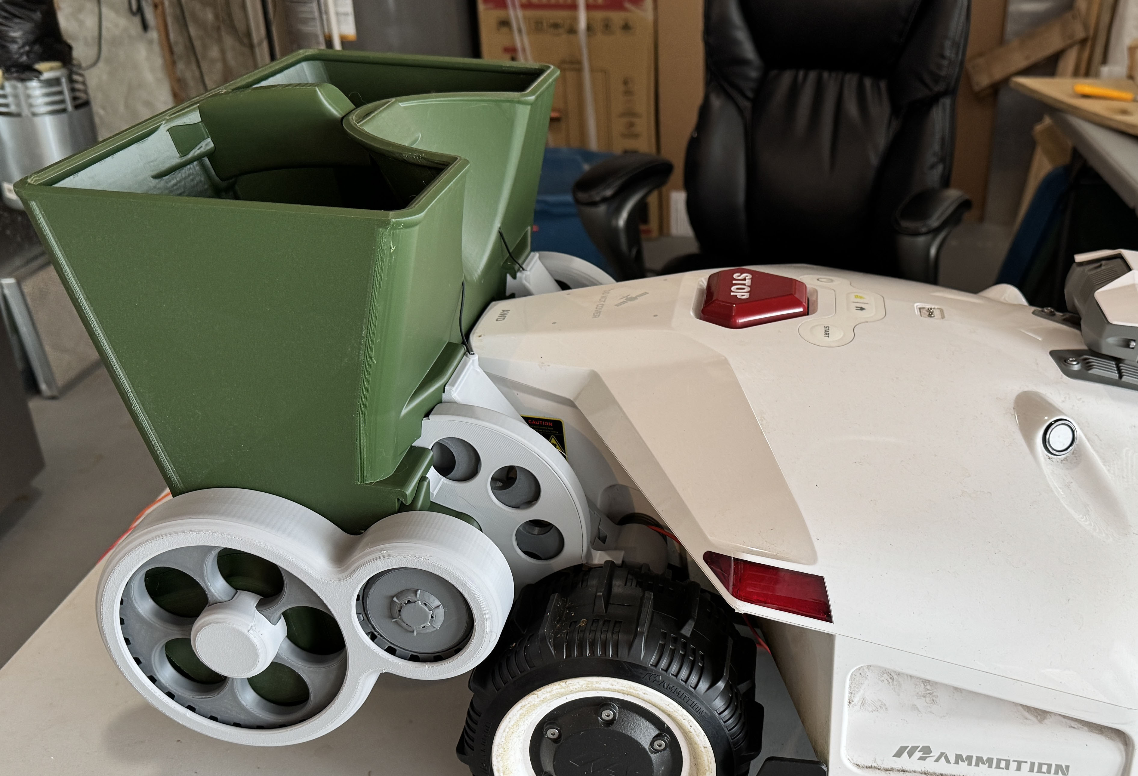 3D product design on screen with prototype on desk